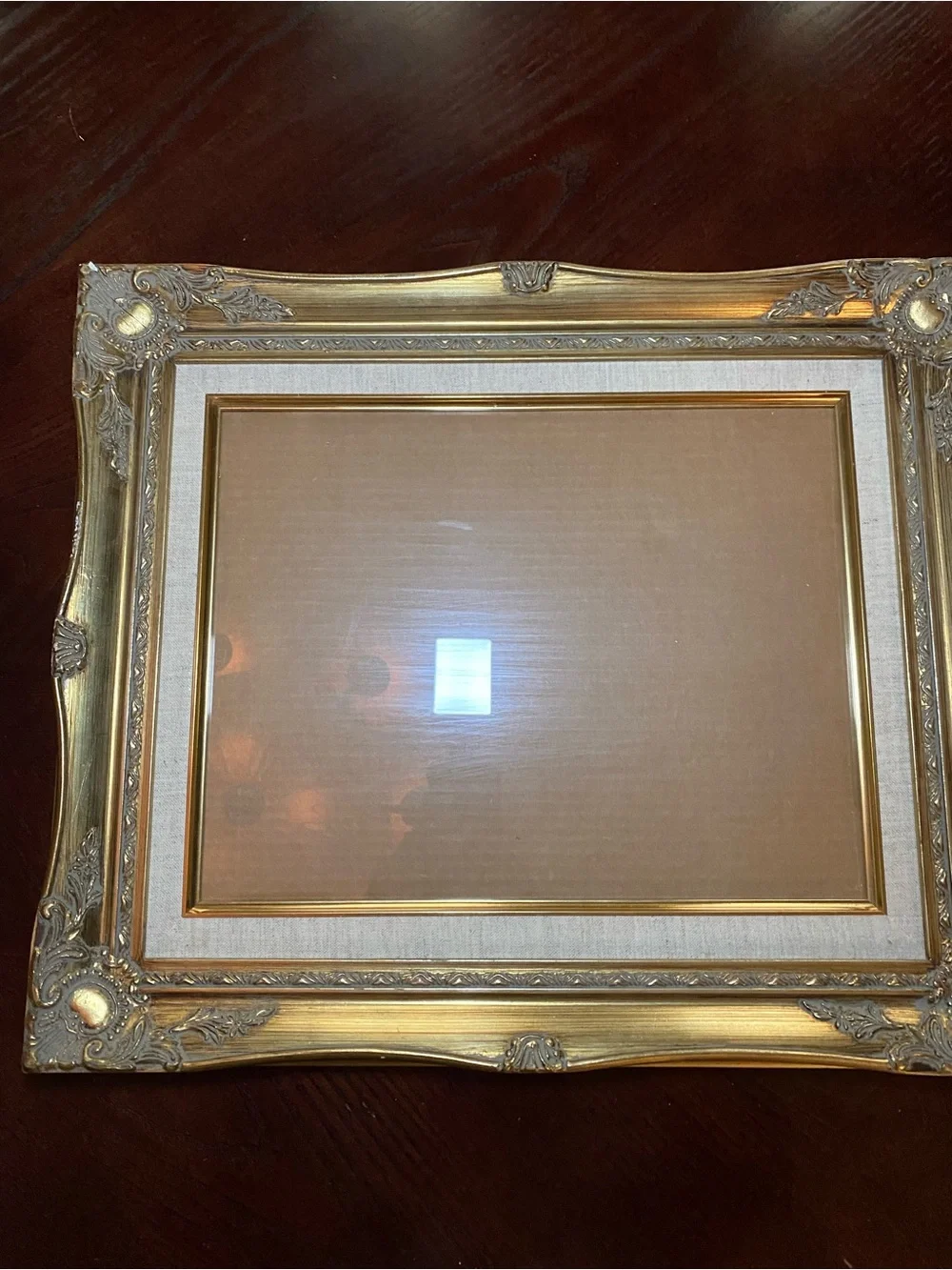 Gold Ornate Victorian style Picture Frame - comes with Matt and glass 11x14